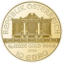 2026 1/10oz Austrian Gold Philharmonic Coin