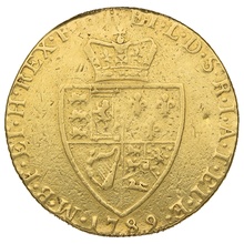 1789 George III Gold Guinea - Good Fine