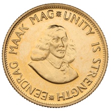 1974 R2 Gold Coin 2 Rand South Africa