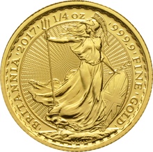 2017 1/4oz Gold Britannia Coin