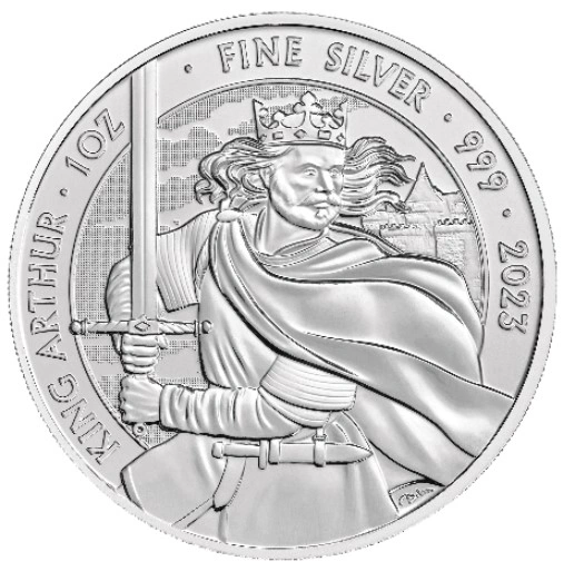 2023 King Arthur Silver Coin Myths & Legends 1oz