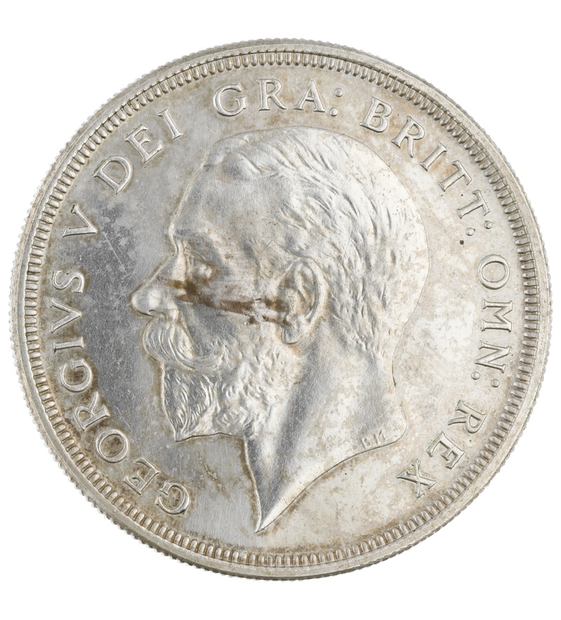 1927 Proof Silver Crown Coin George V Christmas Crown Uncirculated