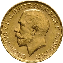 1923 Gold Sovereign Coin George V Melbourne