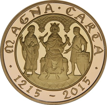 2015 Proof £2 Gold Coin 800th Anniversary Magna Carta Boxed