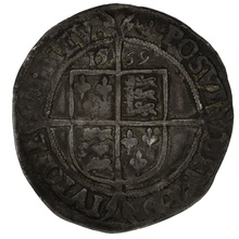 1569 Silver Sixpence Coin Queen Elizabeth I Hammered Coronet