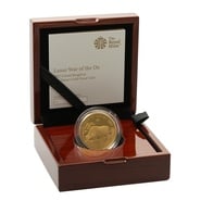 2021 Royal Mint 1oz Year of the Ox Proof Gold Coin Boxed