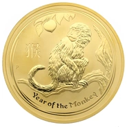 2016 Year of the Monkey Gold Coin 10oz Perth Mint Australian Lunar Series