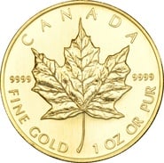 2008 Canadian Maple Leaf Gold Coin 1oz
