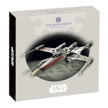 2024 1oz X-Wing Star Wars Proof Silver Coin Boxed