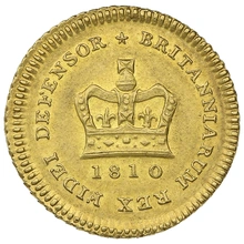 1810 1/3 Guinea Gold Coin George III