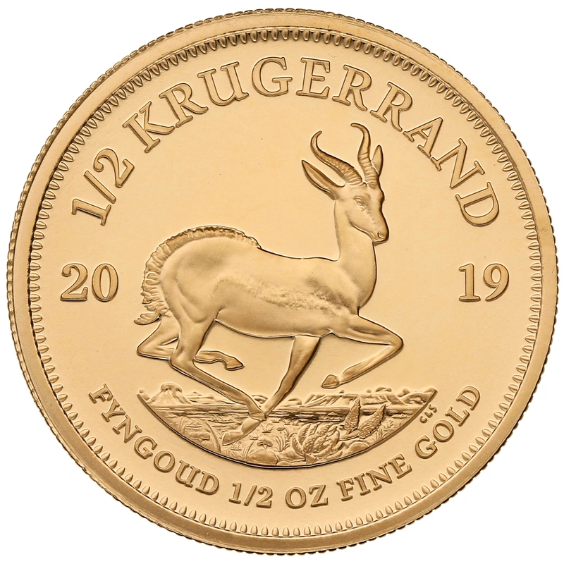 2019 Proof 1/2oz Krugerrand Gold Coin