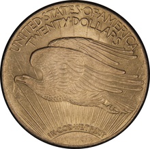 1924 $20 Gold Coin Double Eagle St Gaudens Head Philadelphia NGC MS63