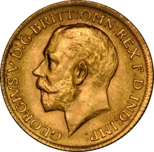 1916 Gold Sovereign Coin George V NGC MS64