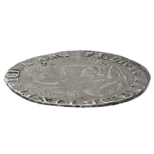 1555 Silver Shilling Coin Philip and Mary Hammered