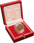 1989 Gold Proof Sovereign Boxed