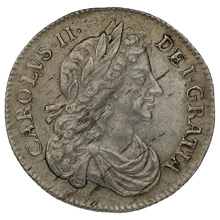 1684 Silver Sixpence Coin Charles II