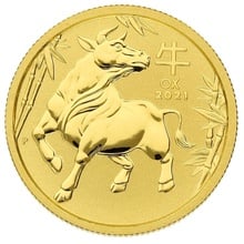 1/10oz Gold Coin Perth Mint Australian Lunar Series Best Value