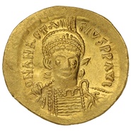 491-518 AD Anastasius I Gold Solidus