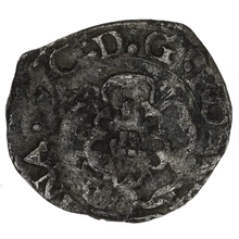 1625-1649 Charles I Silver Penny Rose to Both Sides