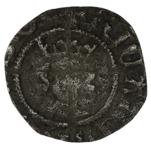 1377-1399 Silver Half Penny Coin Richard II Good Fine