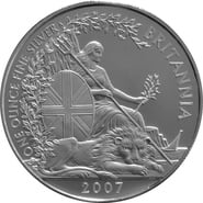 2007 1oz Silver Britannia Coin