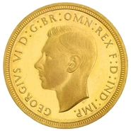 1937 Proof Gold Sovereign Coin George VI