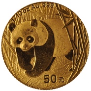 Tenth Ounce Gold Chinese Panda Best Value 1982 - 2015