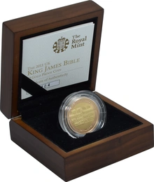 2011 Proof £2 Gold Coin King James Bible Boxed
