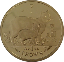 2012 Isle of Man Crown Gold Coin 1oz