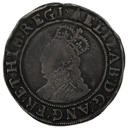 1582-1583 Silver Shilling Coin Elizabeth I Bell