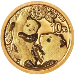 2021 1g Chinese Panda Gold Coin