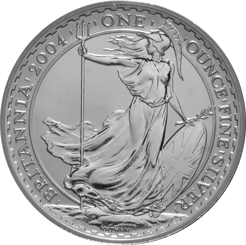 2004 1oz Silver Britannia Coin
