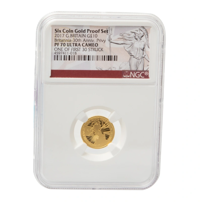 2017 Proof 1/10oz Gold Britannia Coin NGC PF70