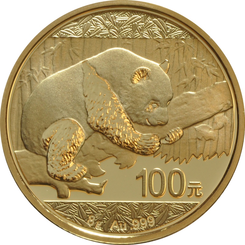 2016 8g Chinese Panda Gold Coin