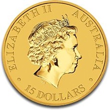 2012 1/10oz Australian Kangaroo Gold Nugget Coin