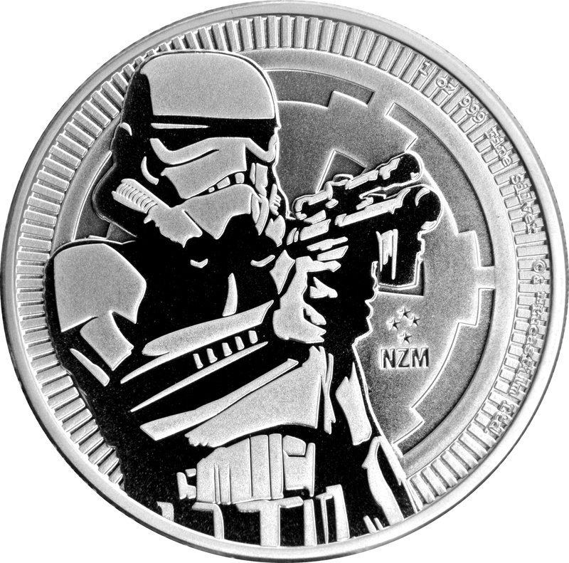 2018 Star Wars™ 1oz Silver Stormtrooper Coin