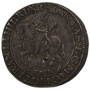 1643-1644 Silver Half Crown Coin Charles I Hammered York Mint Scarce