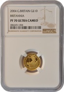 2004 Proof 1/10oz Gold Britannia Coin NGC PF70