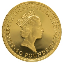 1991 Proof 1/2oz Gold Britannia Coin