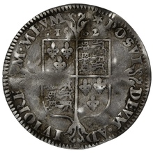1562 Silver Threepence Elizabeth I mm Star