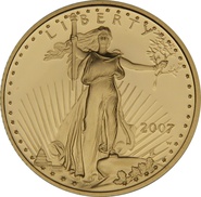 2007 Proof 1/10oz American Eagle Gold Coin