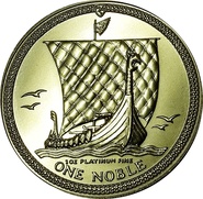 Isle of Man Noble Platinum Coin 1oz