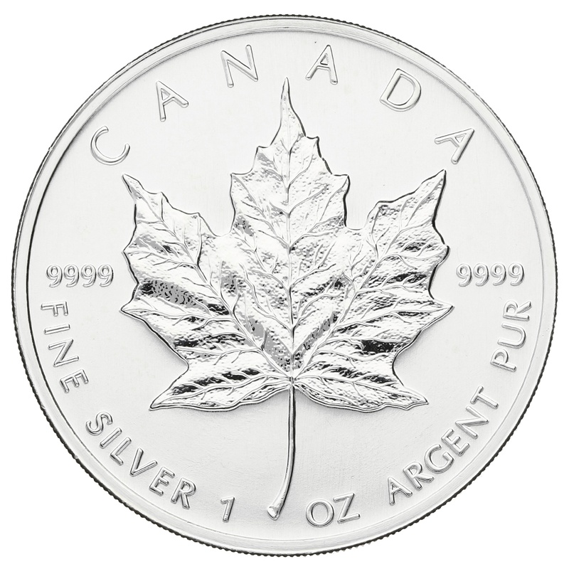 1999 Canadian Silver Maple Leaf Coin 1oz