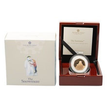 2021 Proof 50p Gold Coin The Snowman Boxed