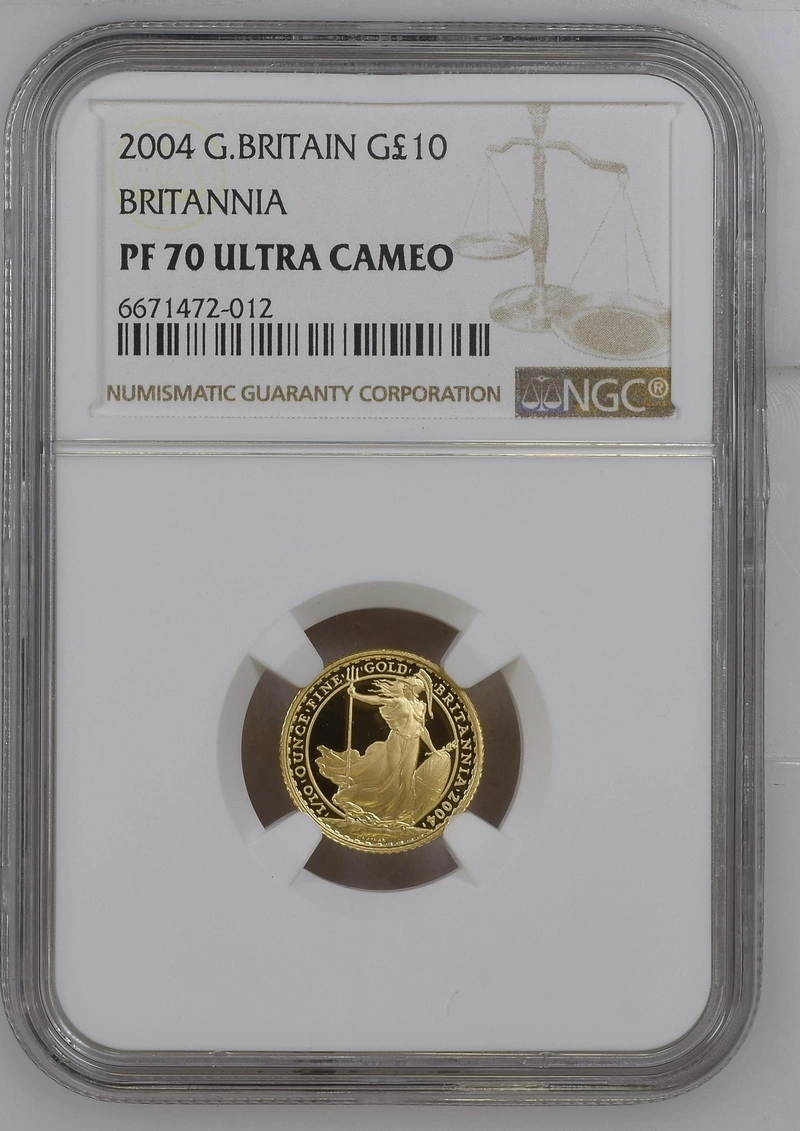2004 Proof 1/10oz Gold Britannia Coin NGC PF70