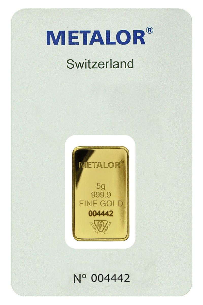 5g Gold Bar Metalor