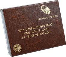 2013 Reverse Proof American Buffalo Gold Coin 1oz Boxed