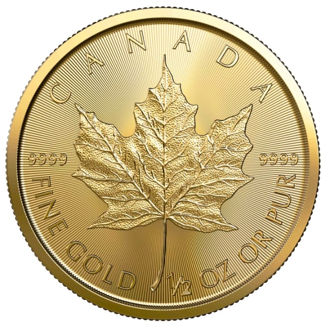 2021 1/2oz Canadian Maple Leaf Gold Coin
