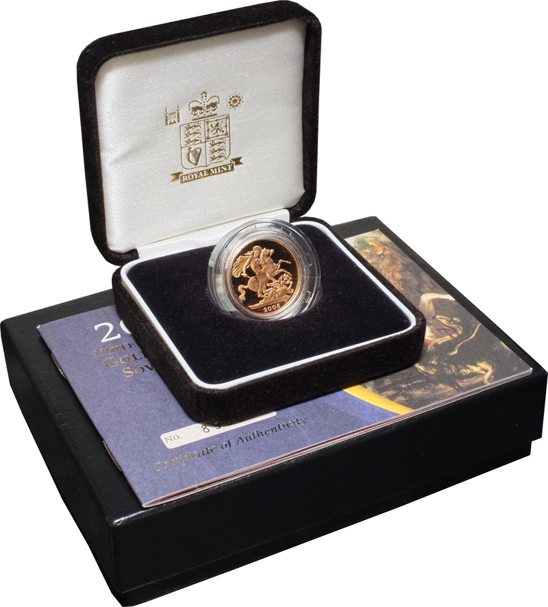 2006 Gold Proof Sovereign Boxed