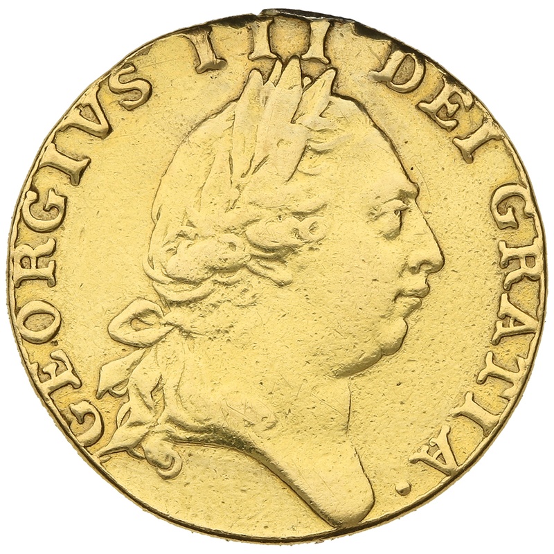 1788 George III Milled Gold Guinea